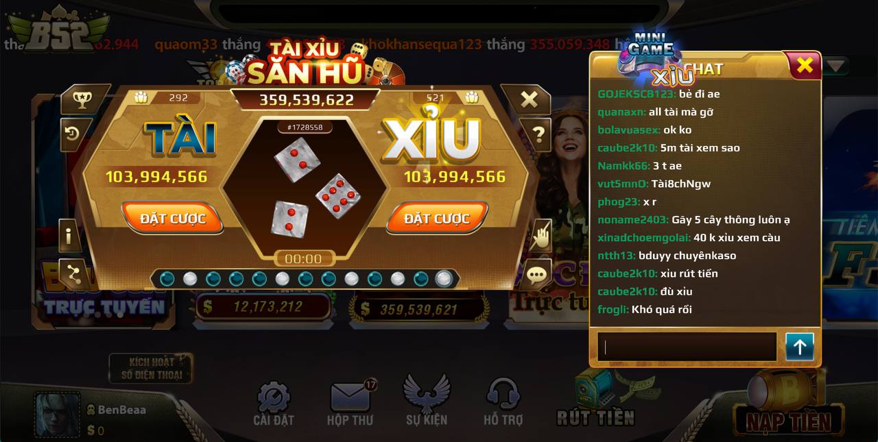 So sánh về tựa game nổ hũ b52 cùng với tựa game khác
